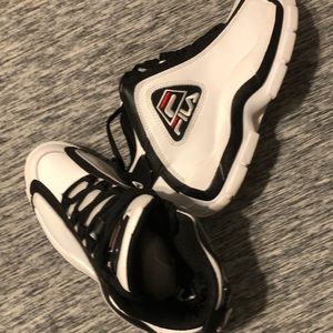 Blue,white&red Fila..only wore them twice